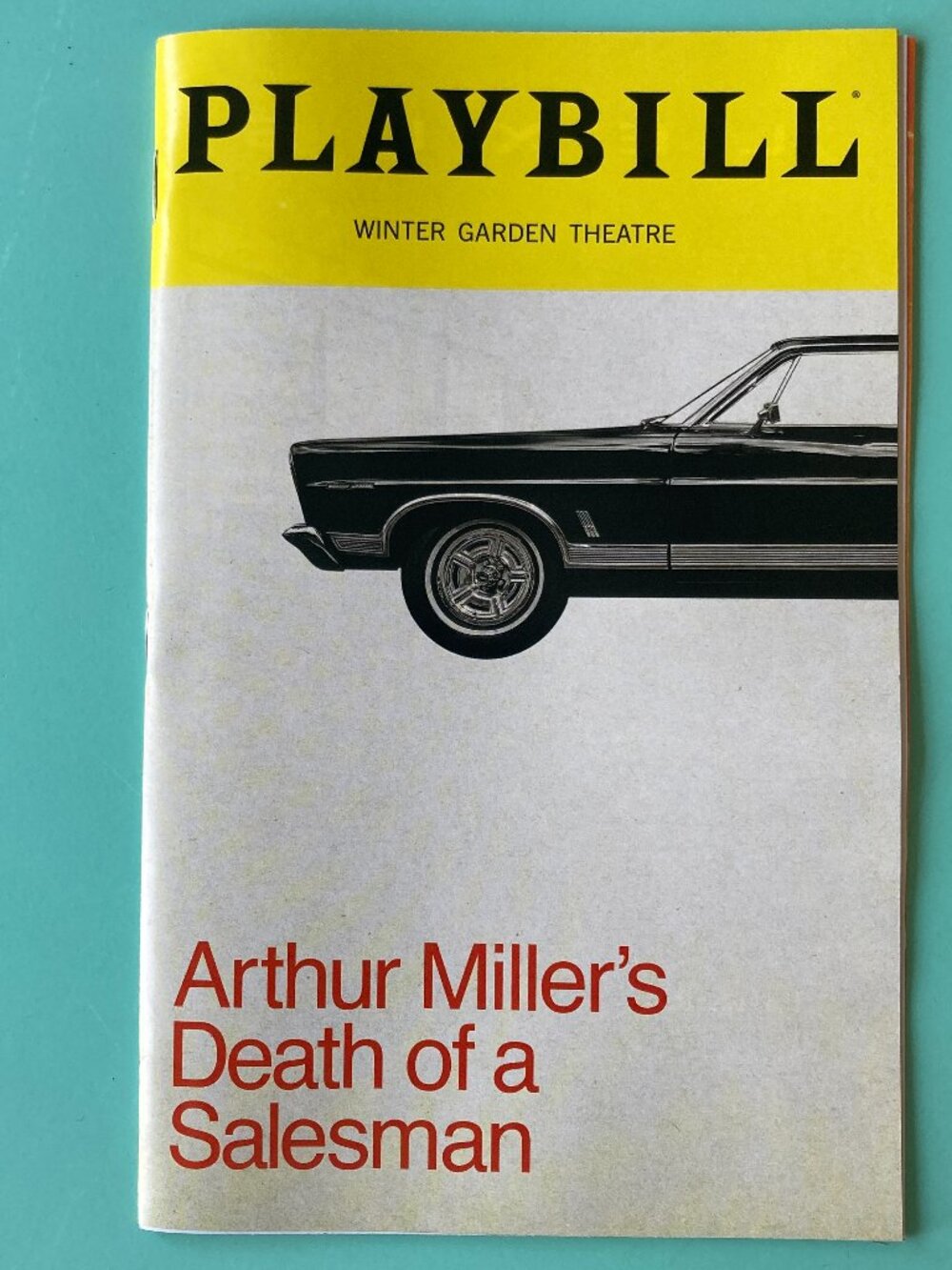 Playbill DEATH OF A SALESMAN NATHAN LANE LAURIE METCALF CHRISTOPHER ABBOTT 2026
